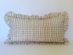 Varnika Checks Lumbar Cushion